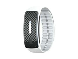 Pulseira Ultrassônica de Desintoxicação de Titânio Conjunto de 2 Peças para Unissex Titânio Cristalino Branco BISBISOUS