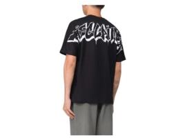 T-shirt De Homem Disclaimer Algodão Preto (xs)