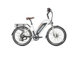 Bicicleta Elétrica Jobobike Commuter 18 Alumínio, Roda 26 250w 36v 18.2ah 90km Branco