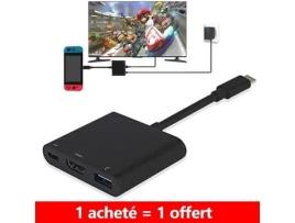 Adaptador USB Tipo C HDMI para cabo conversor 4K 1080P para Nintendo Switch / Macbook Pro / Samsung Galaxy Donfanlia