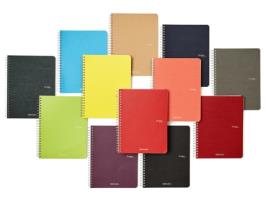 Fabriano Ecoqua Caderno e bloco original A4 40 folhas Preto