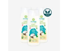 Olysee Gel de Banho Orgânico Aloe Vera Jasmim Coco Vegano Frasco 3x250ml