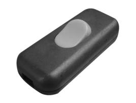 Interruptor Luminescente Unipolar Zenitech Preto Weekend