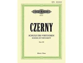Livro School Of Velocity Op. 299 For Piano De Edited By Adolf Ruthardt Carl Czerny (inglês)