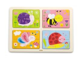 Puzzle 4 em 1 Viga Inseto