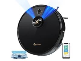 Robô Aspirador De Pó E Esfregão Neatsvor X600 Pro 6000pa Sucção Lds4.0 Navegação A Laser App E Controle De Voz Escova 2 Em 1 Filtragem Hepa