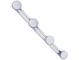 Cabide 4 Cabeças Epóxi Branco Godonnier