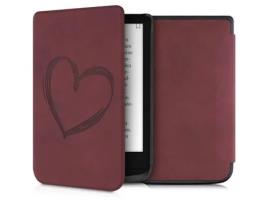 Estojo Vivlio Touch Lux 5 Coração Suporte Sleep Automatic Wake Up