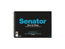 Livro Bloc Dibujo Espiral Senator Fº Prolongado 20h 150g Liso Microperforado De Desconocido (espanhol)