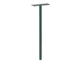 Estaca para caixa de correio - DECAYEUX - Cilíndrica - Aço galvanizado - Verde - H. 110 cm