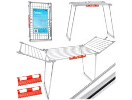 Tendedero de Pé Dobrável Debora - Aço Inoxidável de 19 Metros