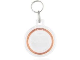 Crachá de Identificação para Cães e Gatos  (Branco - 3x3.5x0.7cm - Plástico)