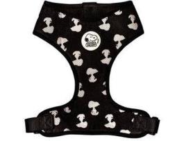 Peitoral para Cães ZOOZ PETS Mesh White Shadow Oficial Snoopy (Preto - Tamanho: M)