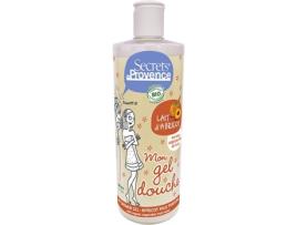 Gel de Banho SECRETS DE PROVENCE Orgânico de Leite (500 ml)