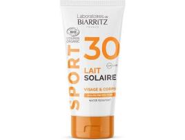 Leite Solar de Rosto LABORATÓRIOS DE BIARRITZ Sport by Alga Maris SPF 30 (50 ml)