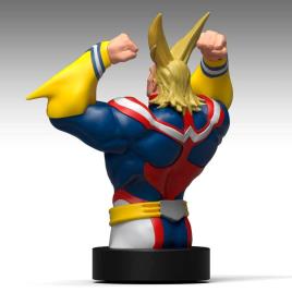 Semic Studio Busto Da Caixa De Dinheiro All Might My Hero Academia 25 Cm One Size Blue