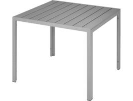 Mesa de Jardim  Maren (Prateado - Alumínio - 90x90x74.5 cm)