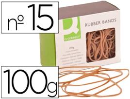 Elásticos Q-connect  100Gr. Nº15 150X2Mm