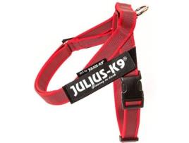Peitoral para Cães JULIUS Ajustável (Vermelho - 40-53cm - Até: 7 Kg - M - Porte Médio)
