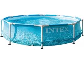 Piscina Tubular  Redonda Beachside (4.485 L - PVC - 305x305x76 cm)