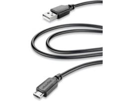 Cabo Dados CL USB-A Micro-USB 2m Preto