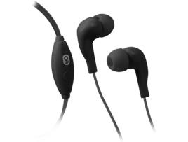 Auriculares Com Fio S Stereo (In Ear - Microfone - Preto)