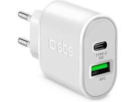 Carregador Parede  USB-C Branco