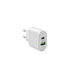 Cargador Viaje sbs 1xusb Type c pd 20w + 1 usb 2.1a Para Iphone