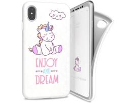 Capa iPhone X, XS  Soft Dream Branco