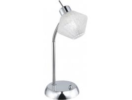 Candeeiro de Mesa  Ozadi (Prateado - G9 - 40 W - Cristal)