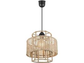 Candeeiro de Teto  Aifos (Preto - E27 - Máx. 60W - Corda - Metal)