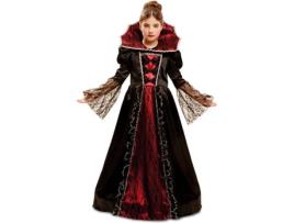 Fato de Menina  Princesa Vampira Halloween (Tam: 7 a 9 Anos)