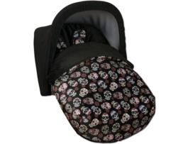 Forra BABYLINE para Grupo 0 Lovely Skull Preto