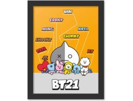 Poster  PE30X40CM0088 Bt21 Personajes (30 x 40 cm)