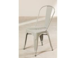 Cadeira de Refeição SKLUM Lix (Cinzento - Aço - 85 x 45 x 45 cm)