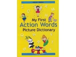 Livro English-bengali - My First Action Words Picture Dictionary De M Basak (inglês)
