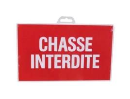 Placa De Proibição De Caça 330x200 Mm Novap