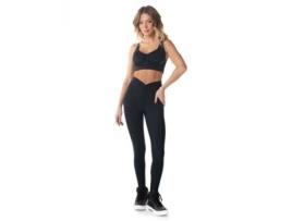 Leggins de Mulher VESTEM Fuso Esmeralda Preto (M)