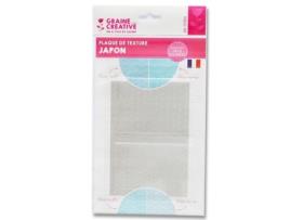Placa de textura para argila Fimo Japan Dtm