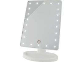 Espelho de Maquilhagem com Luz Led. Inclinação de 180º. Bateria Ou Toque Usb SOULIMA
