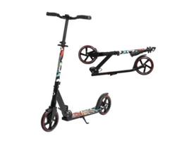Leogreen Scooters Dobráveis, Dobráveis ??e Ajustáveis ??em Altura, Até 100 Kg, Rodas Pu De 205 Mm, Scooter De Alumínio Estável Com Suporte