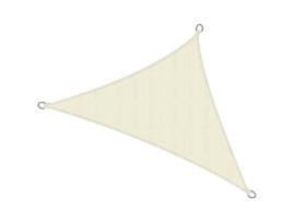 Toldo Solvision Hs9 500X500X700Cm Triangular Creme Hdpe SOL ROYAL