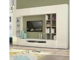 Estante Modular Móvel Tv Módulo Vitrina Coluna Branco Cinzento Egypt Report WEB FURNITURE