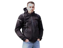 Hoodie de Unissexo ADX Amovível Protectores Placa Traseira Nf Aprovado Prateado (M)