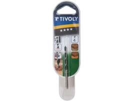 Broca Para Madeira Tivoly Slr 3 Pontas 6 X 93 Mm Precisão De Perfuração Aço Durável