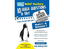 Livro Lizard Learning Relief Teachers 10 Quick Questions A Day - A Survival Guide Semester 1 De Cindy Holmberg-smith (inglês)