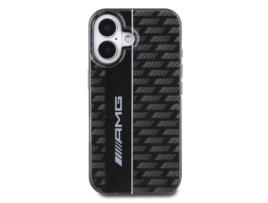 Capa Protetora Conceção Para Iphone 16 Mercedes Amg Carbono Preto