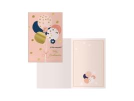 Livro Pack 6 Tarjetas Felicitación. Modelo Every-balloons De Desconocido (espanhol)