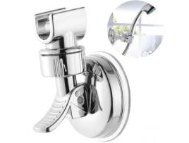 Suporte para cabeça de chuveiro - Ventosa de parede Suporte para chuveiro - Rotação de 360° - Sem perfuração Adequado para todos os chuveiros