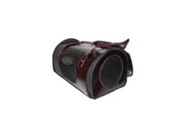 Bolsa de Pele Sintética Bordô para Cães e Gatos Com Porta de Respiração TRADE SHOP TRAESIO